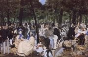 Music in the Tuileries Garden, Edouard Manet
